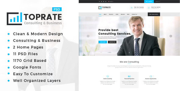 00 toprate consulting psd preview.  large preview