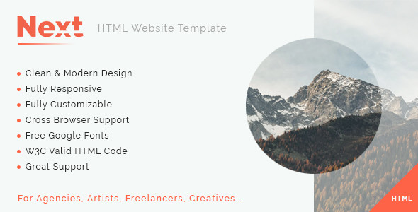 Next 20html 20template 20preview.  large preview