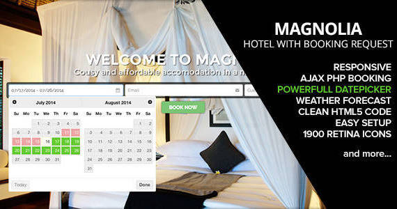 Box 01 hotel magnolia with booking request.  large preview