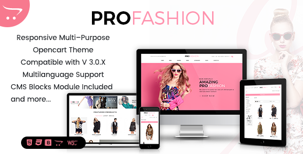 Profashion features screen.  large preview