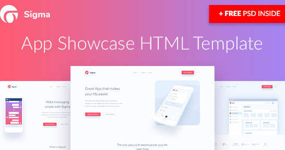 Box html template preview.  large preview