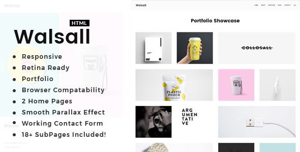 00 walsall portfolio html preview.  large preview
