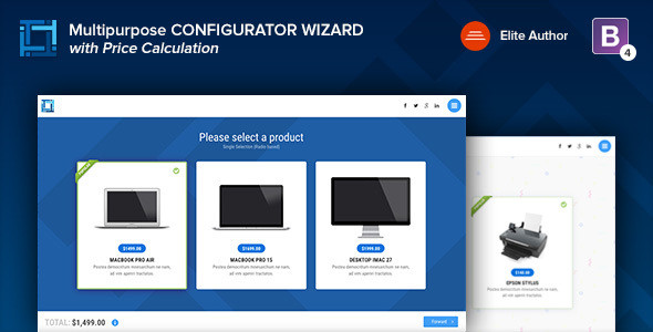 01 multipurpose working configurator wizard.  large preview