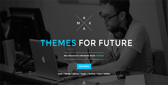 01.maka multipurpose parallax muse themes.  large preview