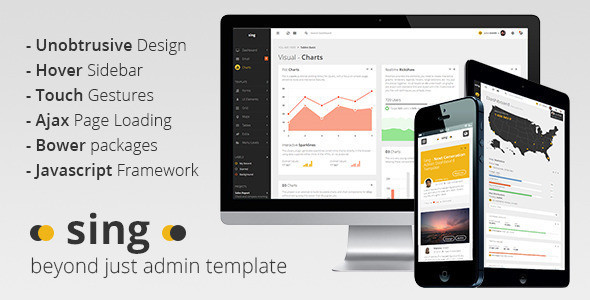 Sing preview themeforest.  large preview