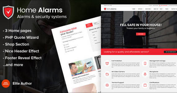 Box 01 homealarms alarms and security systems.  large preview
