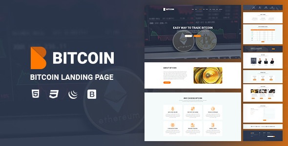 01 bitcoin landing page preview.  large preview