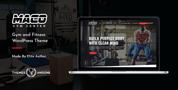 Maco feature themeforest.  large preview