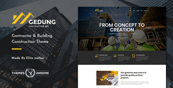 Gedung feature themeforest.  large preview