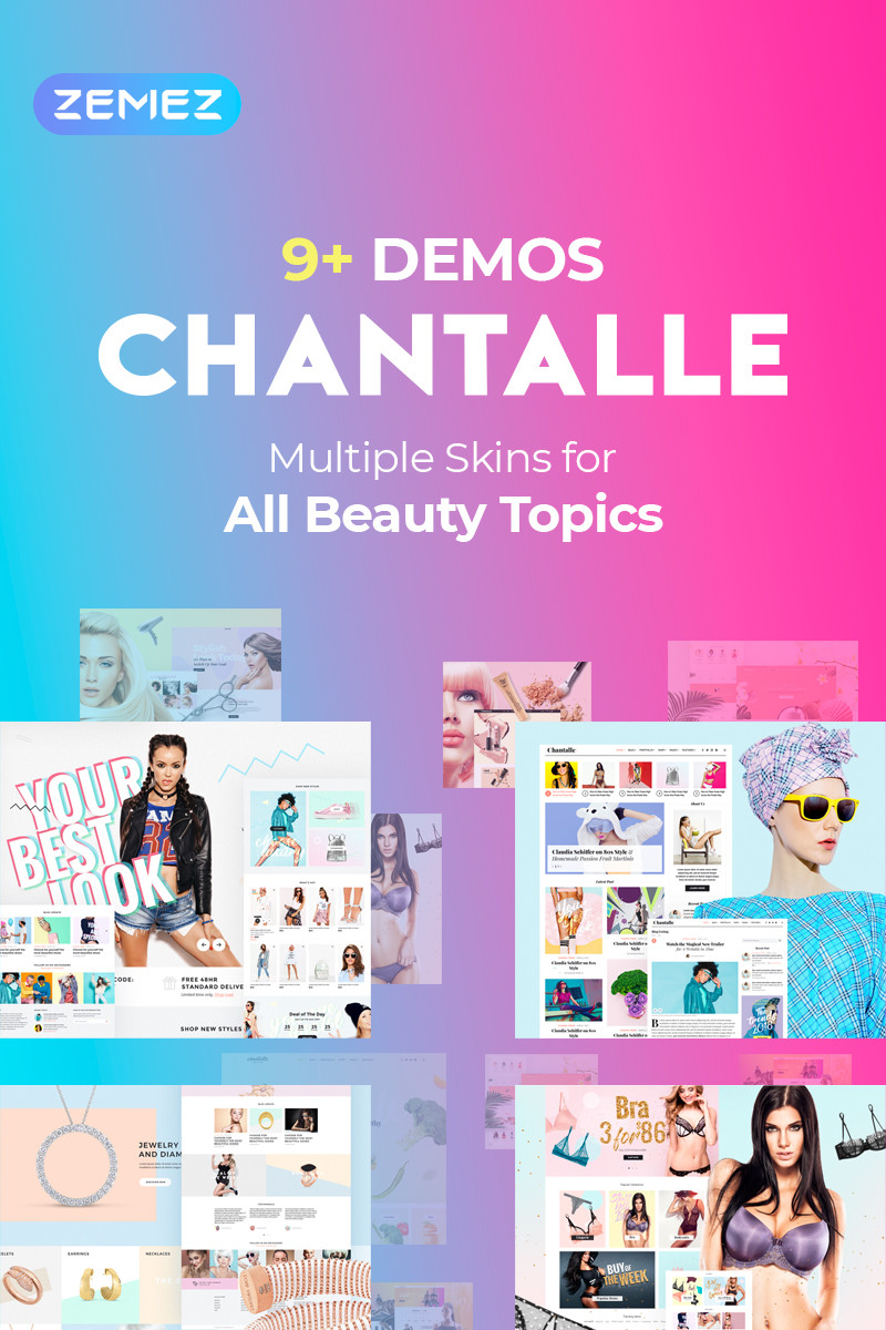 Chantalle multipurpose woman fashion elementor wordpress theme 52658 original