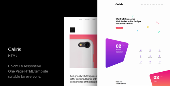 01 caliris html.  large preview