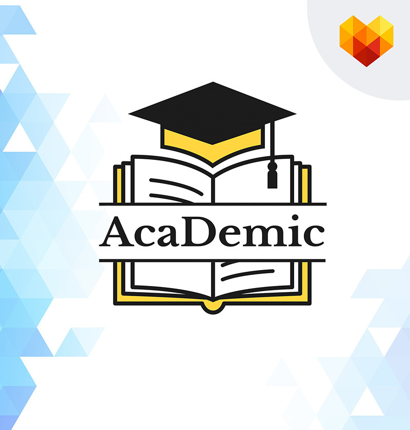 Academic education logo template 66582 original