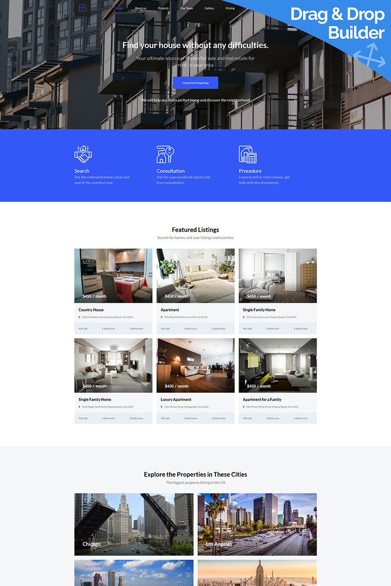 Ingense real estate moto cms 3 template 66411 original