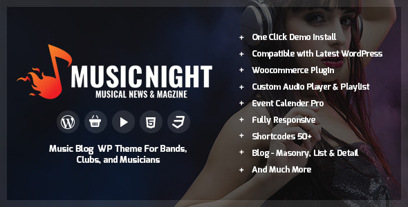 01 wp music night theme preview.  large preview