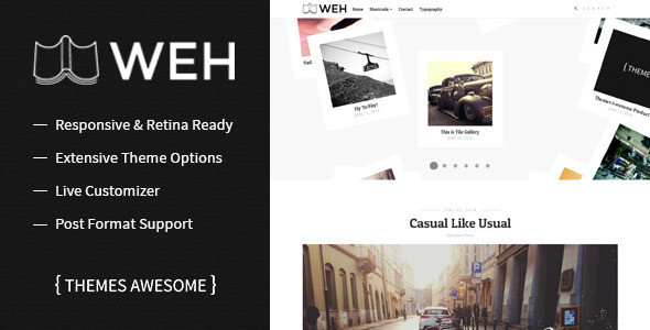 Weh feature themeforest.  large preview