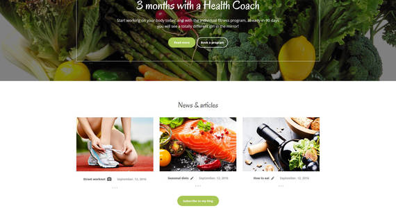 Box weight loss responsive website template 61252 original