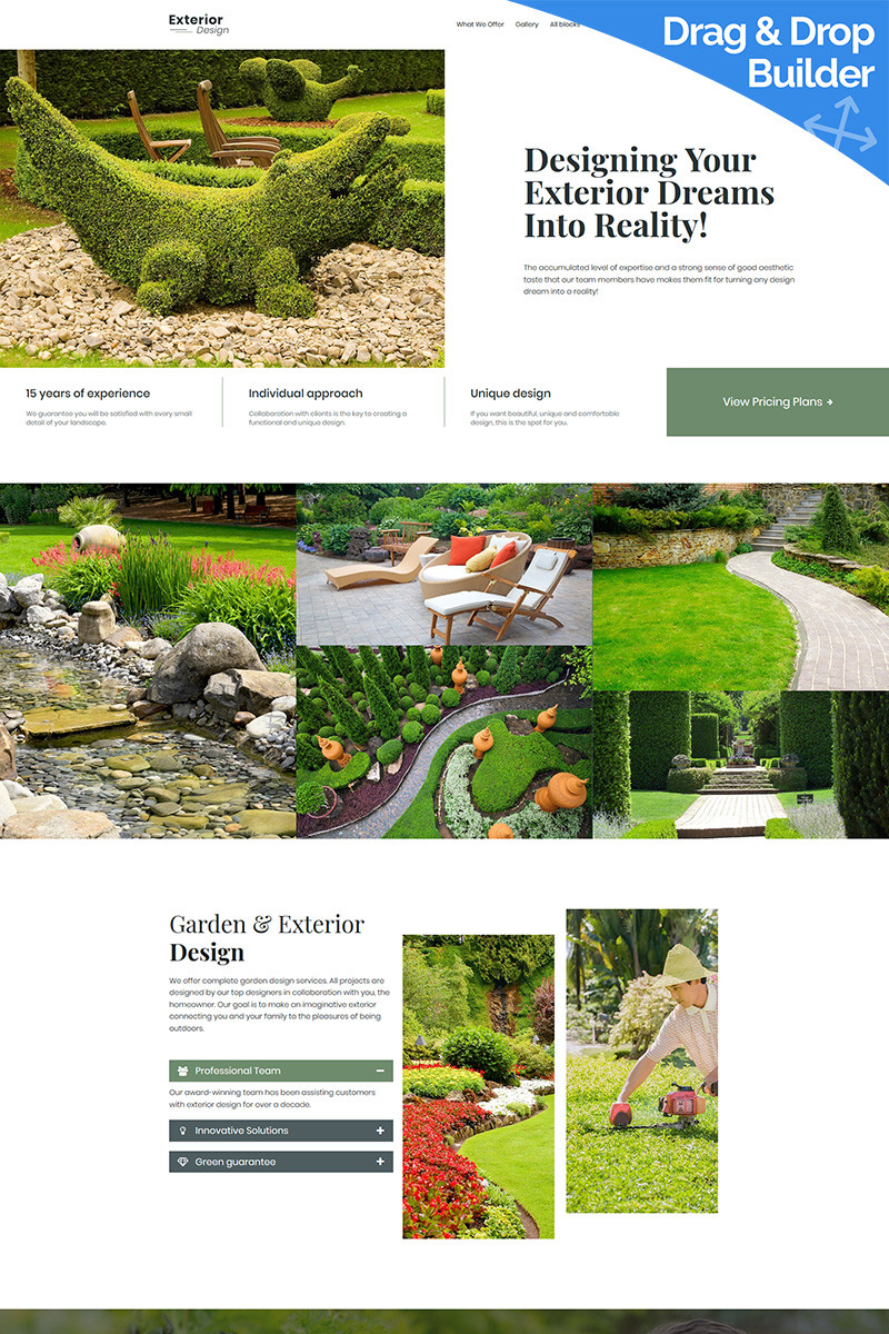 Landscape design motocms 3 landing page template 68226 original
