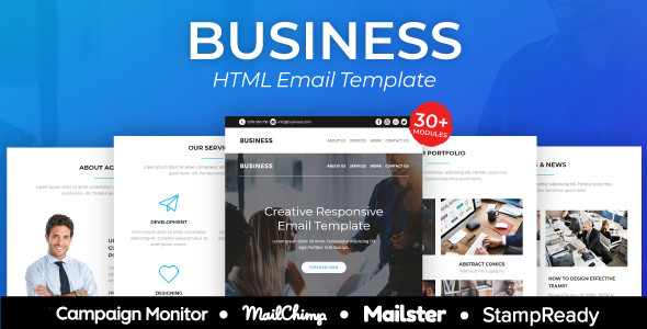 01 business theme preview.  large preview