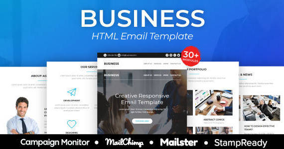Box 01 business theme preview.  large preview