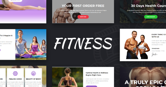 Box 01 fitness theme preview.  large preview