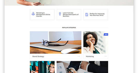 Box business school e learning multipage html website template 46509 original