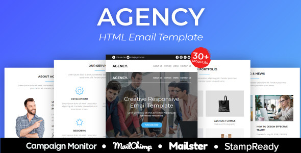 01 agency theme preview.  large preview
