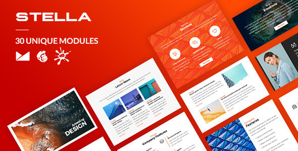 Preview 20stella 20email template.  large preview