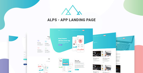 01 alps app landing page preview.  large preview