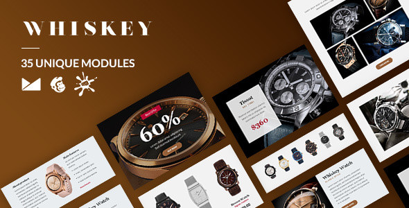 Preview 20whiskey 20email template.  large preview