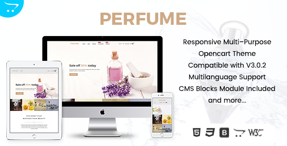 Perfume features screen.  large preview