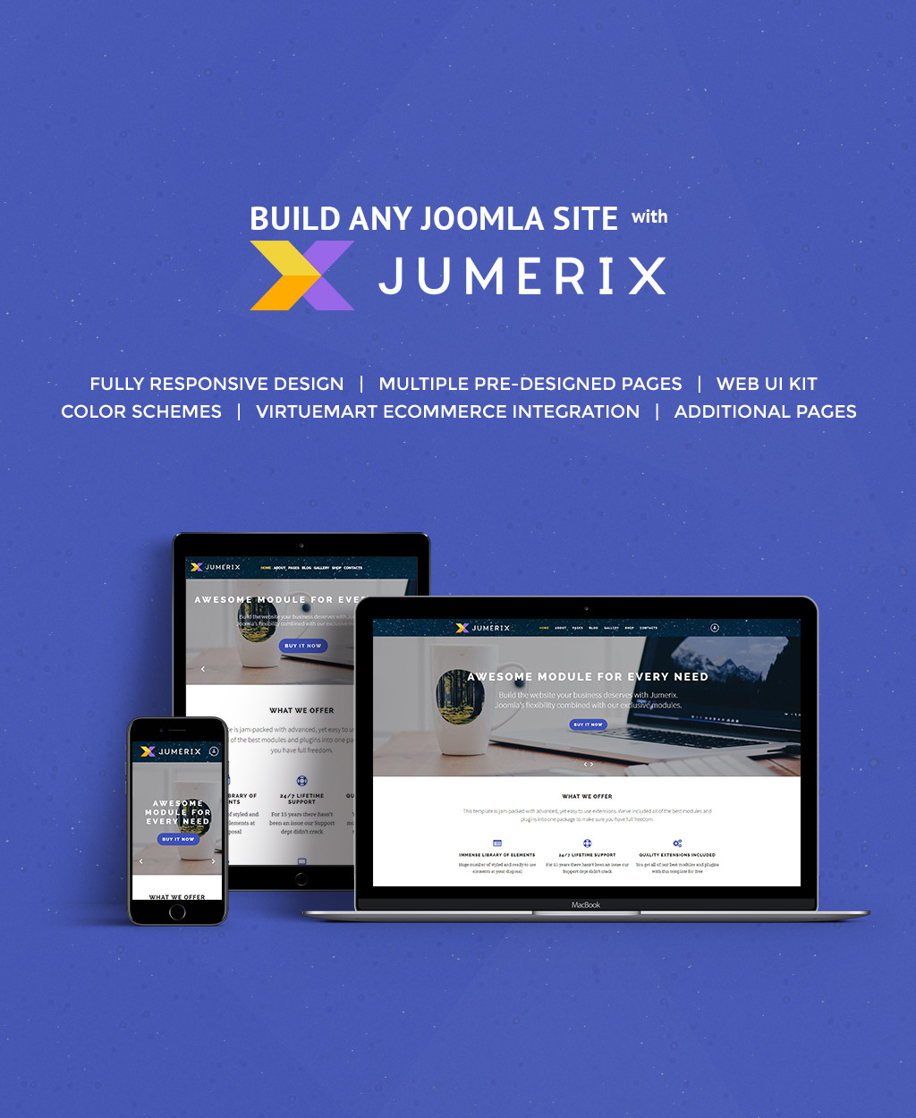 Jumerix multipurpose joomla template 60060 original