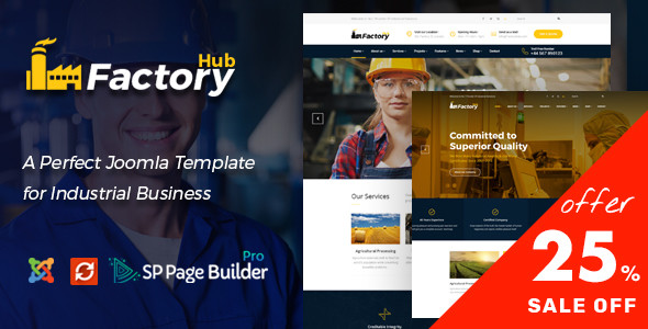 Factory hub joomla.  large preview