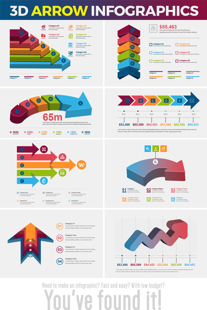 3d 20business 20arrow 20direction 20process 20infographic 20design 20layout 20free 20download main 20image