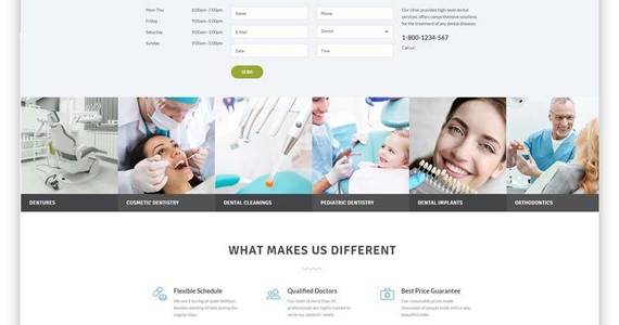 Box prodent dentistry multipage clean bootstrap html website template 58646 original