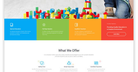 Box kidsy learning center multipage clean html5 website template 46779 original