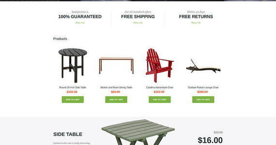 Box furniture responsive motocms ecommerce template 63726 original