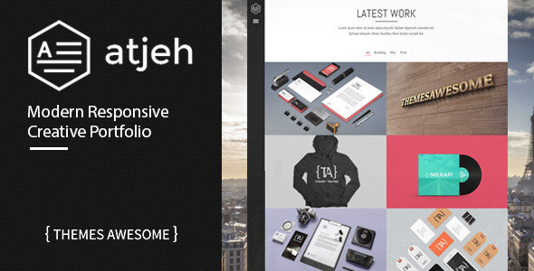 Atjeh feature themeforest.  large preview