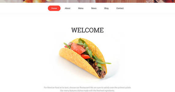 Box mexican restaurant responsive moto cms 3 template 59423 original