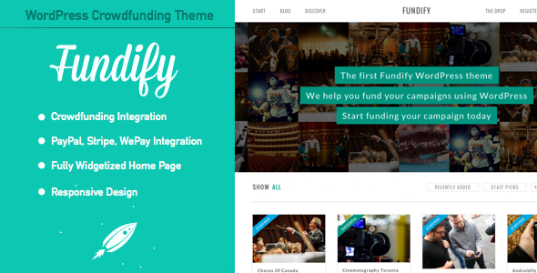 Fundify themeforest.  large preview