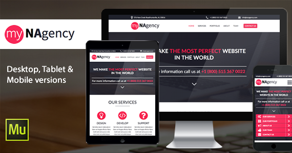 Box mynagency theme preview.  large preview