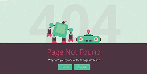 404 and other error pages.  large preview