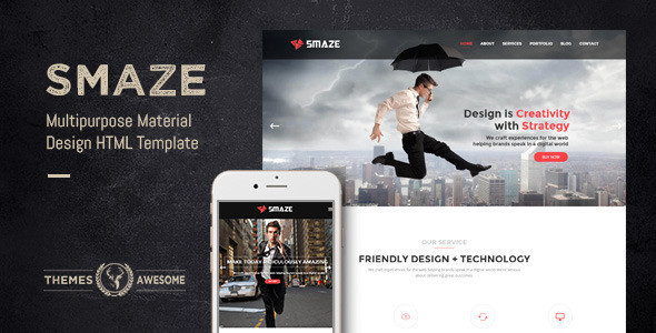 Smaze feature themeforest.  large preview