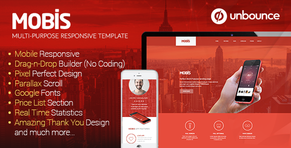 Theme preview unbounce.  large preview