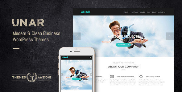 Unar feature themeforest.  large preview