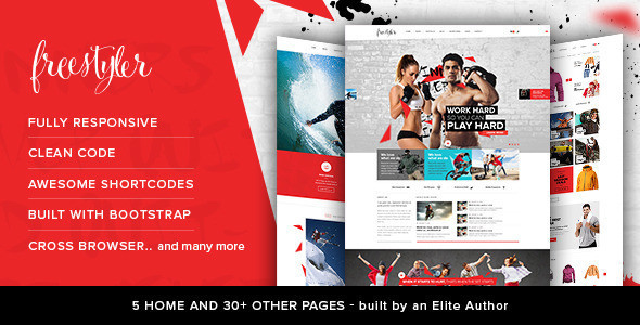 01 freestyler retina parallax responsive template.  large preview