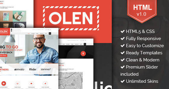 Box 01 olen theme preview.  large preview