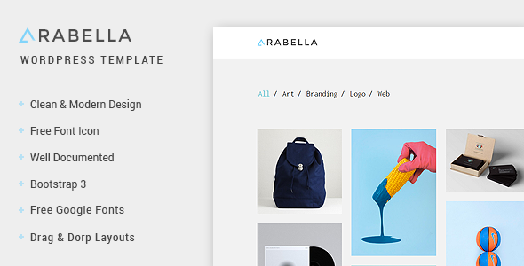 Arabella theme preview.  large preview